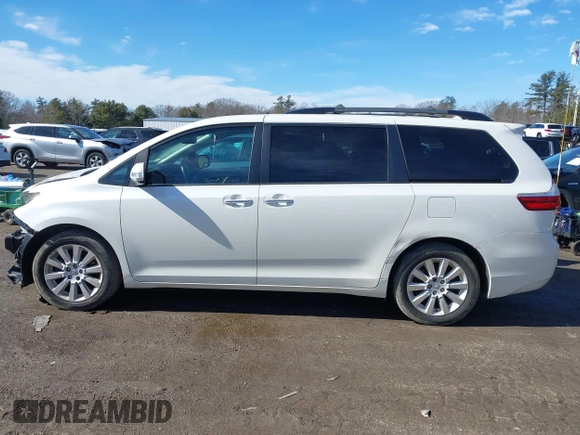 2015 Toyota Sienna Ltd with VIN 5TDDK3DC2FS119465, listed as a IAAI auction lot 41683789 with 155,981 mi miles. Bid and sale history available at carsss.com. Image 15.