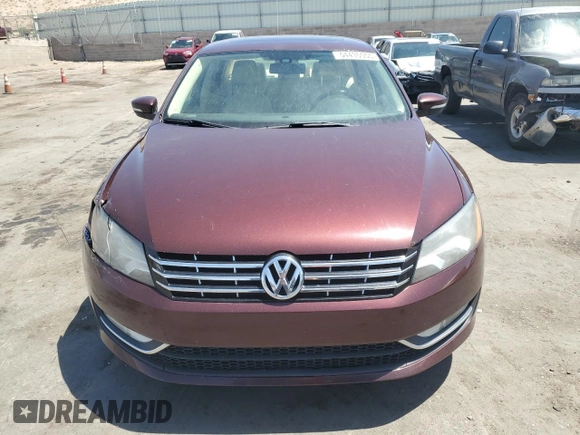 2013 Volkswagen Passat TDI SE with VIN 1VWBN7A36DC053461, listed as a Copart auction lot 54435055 with 197,995 mi miles and Clean Title. Bid and sale history available at carsss.com. Image 5.