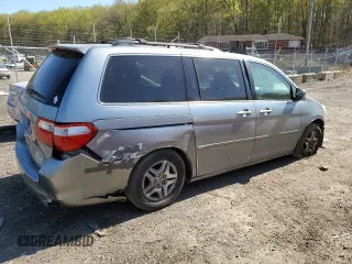 2007 Honda Odyssey EX-L with VIN 5FNRL386X7B056046, listed as a Copart auction lot 53665495 with Not Provided miles and Salvage Title. Bid and sale history available at DreamBid. Image 3.