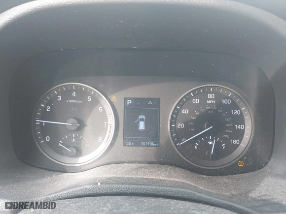 2016 Hyundai Tucson SE with VIN KM8J3CA49GU149522, listed as a IAAI auction lot 41649515 with 103,136 mi miles. Bid and sale history available at carsss.com. Image 7.