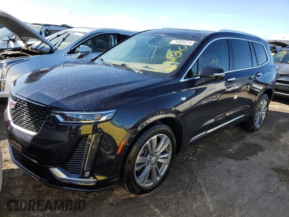 2022 Cadillac XT6 Premium Luxury with VIN 1GYKPFRS4NZ136219, listed as a Copart auction lot 76905874 with 0 mi miles and Non Repairable. Bid and sale history available at carsss.com. Image 1.