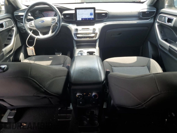 2022 Ford Explorer XLT with VIN 1FMSK7DH7NGA04682, listed as a Copart auction lot 58146245 with 66,447 mi miles and Salvage title. Bid and sale history available at DreamBid. Image 8.