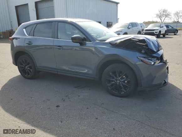 2023 Mazda CX-5 2.5 S Carbon Edition with VIN JM3KFBCM1P0162366, listed as a Copart auction lot 48914805 with 15,672 mi miles and Salvage Title. Bid and sale history available at carsss.com. Image 4.