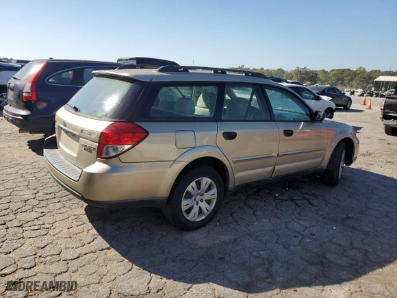 2008 Subaru Outback (Natl) with VIN 4S4BP60C487321779, listed as a Copart auction lot 75806514 with 278,064 mi miles and Clean Title. Bid and sale history available at carsss.com. Image 3.