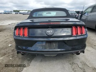 2015 Ford Mustang GT Premium with VIN 1FATP8FF8F5402773, listed as a Copart auction lot 46169535 with 80,822 mi miles and Salvage title. Bid and sale history available at DreamBid. Image 6.