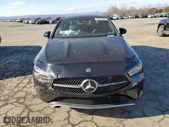 2024 Mercedes-Benz CLA 250 z VIN W1K5J4HB5RN455240, wystawiony jako Copart lot #82819064 z przebiegiem 2 153 mil mil oraz Szkoda całkowita • Salvage title. Historia ofert i sprzedaży dostępna na DreamBid. Obrazek 5.