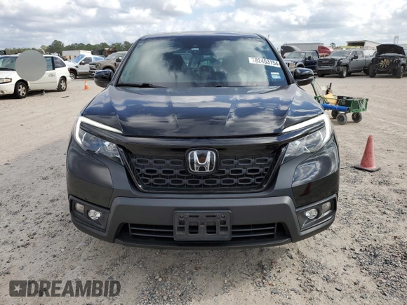 2021 Honda Passport EX-L with VIN 5FNYF7H53MB016100, listed as a Copart auction lot 82453154 with 24,772 mi miles and Salvage Title. Bid and sale history available at carsss.com. Image 5.