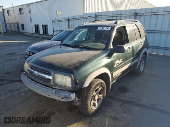 2004 Chevrolet Tracker ZR2 with VIN 2CNBJ734246907452, listed as a Copart auction lot 73102754 with 286,234 mi miles and Clean title. Bid and sale history available at DreamBid. Image 1.