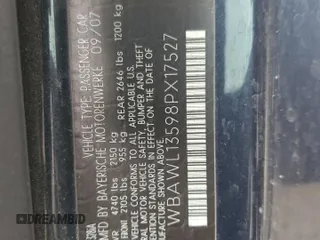 2008 BMW 3 Series 328i with VIN WBAWL13598PX17527, listed as a Copart auction lot 53758475 with 155,885 mi miles and Clean Title. Bid and sale history available at carsss.com. Image 12.
