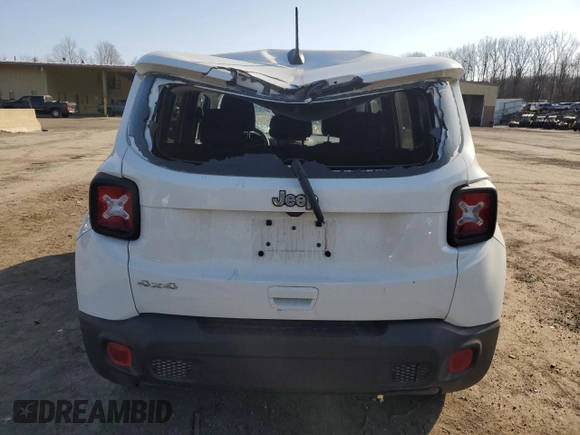 2023 Jeep Renegade Latitude with VIN ZACNJDB1XPPP14431, listed as a Copart auction lot 48783285 with 42,995 mi miles and Salvage Title. Bid and sale history available at DreamBid. Image 6.