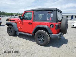 2019 Jeep Wrangler Sport z VIN 1C4GJXAG1KW662461, wystawiony jako Copart lot #54216665 z przebiegiem 49 304 mil mil oraz Szkoda całkowita • Salvage title. Historia ofert i sprzedaży dostępna na DreamBid. Obrazek 2.