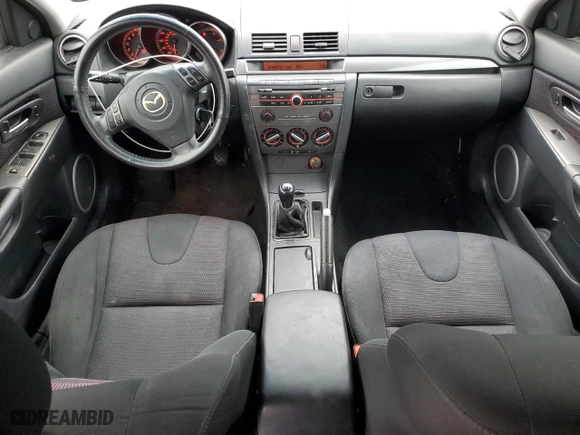 2008 Mazda Mazda3 s Sport with VIN JM1BK344381871417, listed as a Copart auction lot 51121175 with 170,040 mi miles and Salvage Title. Bid and sale history available at carsss.com. Image 8.
