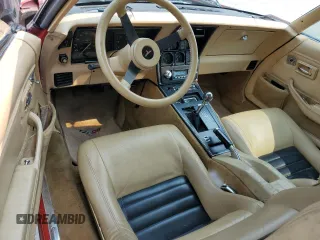 1980 Chevrolet Corvette with VIN 1Z878AS403224, listed as a Copart auction lot 59128755 with 486,848 mi miles and Salvage title. Bid and sale history available at DreamBid. Image 8.