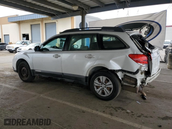 2011 Subaru Outback 2.5i with VIN 4S4BRBAC6B3406395, listed as a Copart auction lot 62387735 with 170,167 mi miles and Salvage title. Bid and sale history available at DreamBid. Image 2.