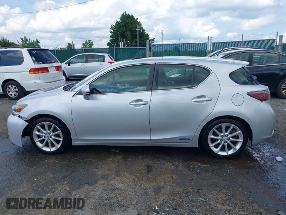 2012 Lexus CT 200h with VIN JTHKD5BH3C2104986, listed as a IAAI auction lot 42730437 with 132,125 mi miles and . Bid and sale history available at DreamBid. Image 14.
