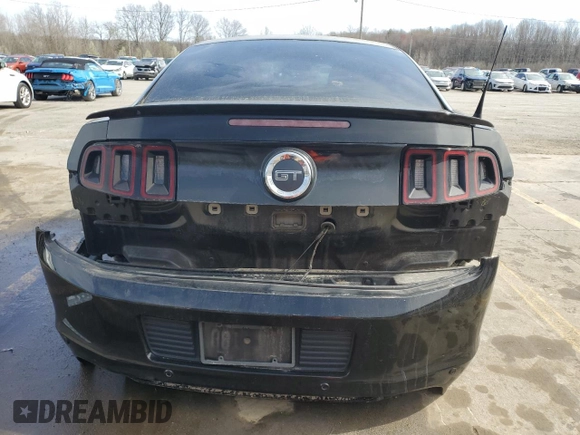 2013 Ford Mustang GT with VIN 1ZVBP8CF1D5256169, listed as a Copart auction lot 50200145 with 70,323 mi miles and Salvage title. Bid and sale history available at DreamBid. Image 6.