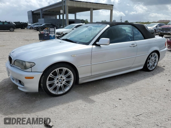 2005 BMW 3 Series 330Ci with VIN WBABW53415PL50056, listed as a Copart auction lot 47931645 with 129,113 mi miles and Clean Title. Bid and sale history available at carsss.com. Image 1.
