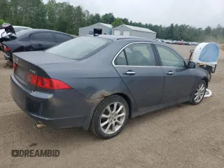 2007 Acura TSX with VIN JH4CL968X7C009091, listed as a Copart auction lot 60789755 with 303,504 mi miles and Salvage title. Bid and sale history available at DreamBid. Image 3.