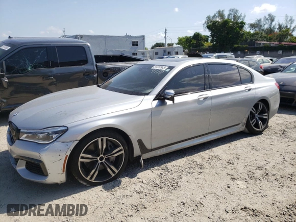 2018 BMW 7 Series ALPINA B7 xDrive with VIN WBA7F2C55JG424778, listed as a Copart auction lot 51310943 with 44,295 mi miles. Bid and sale history available at carsss.com. Image 1.