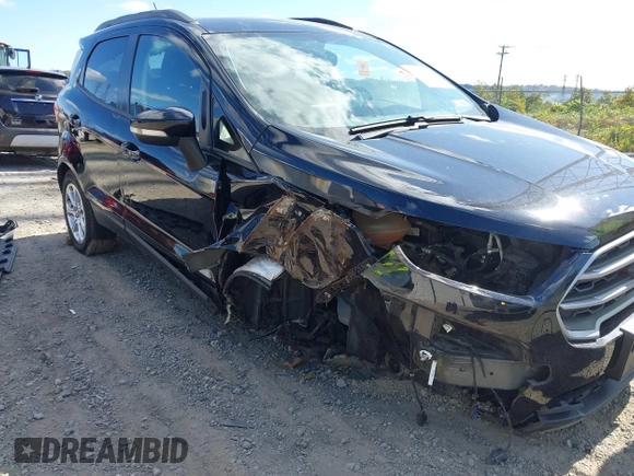 2019 Ford EcoSport SE with VIN MAJ6S3GL3KC301861, listed as a IAAI auction lot 40556438 with 55,668 mi miles and . Bid and sale history available at DreamBid. Image 6.