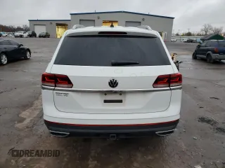2021 Volkswagen Atlas SEL with VIN 1V2ER2CA3MC509997, listed as a Copart auction lot 83941054 with 77,462 mi miles and Salvage title. Bid and sale history available at DreamBid. Image 6.