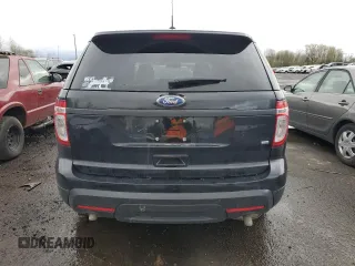 2014 Ford Utility Police Interceptor with VIN 1FM5K8AR3EGA04467, listed as a Copart auction lot 47589085 with 115,496 mi miles and Salvage Title. Bid and sale history available at carsss.com. Image 6.