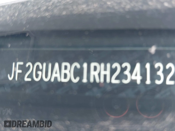 2024 Subaru Crosstrek with VIN JF2GUABC1RH234132, listed as a IAAI auction lot 42604534 with 13,409 mi miles and . Bid and sale history available at DreamBid. Image 19.