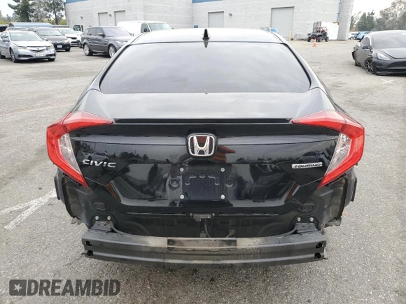 2020 Honda Civic Sedan EX with VIN 19XFC1F33LE207731, listed as a Copart auction lot 48042755 with 69,956 mi miles and Salvage Title. Bid and sale history available at carsss.com. Image 6.