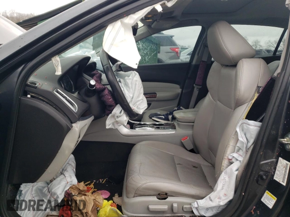 2016 Acura TLX V6 Tech with VIN 19UUB2F54GA009817, listed as a Copart auction lot 47186925 with 0 mi miles and Salvage Title. Bid and sale history available at carsss.com. Image 7.