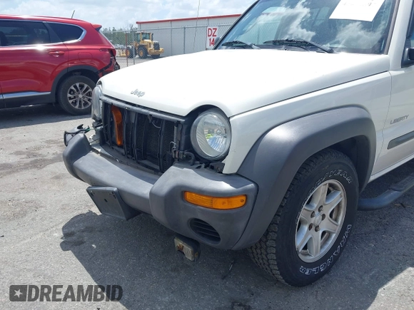 2004 Jeep Liberty Sport with VIN 1J4GK48K54W153217, listed as a IAAI auction lot 42071897 with 106,921 mi miles and . Bid and sale history available at carsss.com. Image 6.