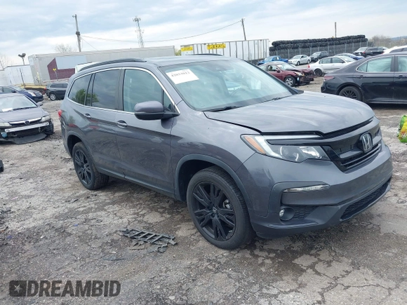 2021 Honda Pilot Special Edition with VIN 5FNYF6H25MB078596, listed as a IAAI auction lot 42033012 with 70,467 mi miles and . Bid and sale history available at DreamBid. Image 1.
