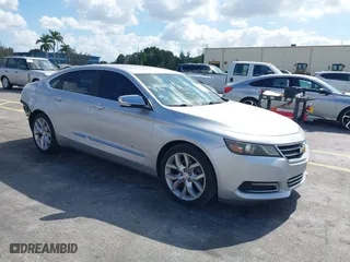 2014 Chevrolet Impala LTZ with VIN 2G1145SL2E9213986, listed as a IAAI auction lot 41526798 with 202,836 mi miles. Bid and sale history available at carsss.com. Image 1.