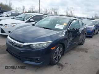 2016 Honda Civic Sedan EX-L with VIN 19XFC1F7XGE020155, listed as a IAAI auction lot 41916944 with 137,945 mi miles. Bid and sale history available at carsss.com. Image 2.