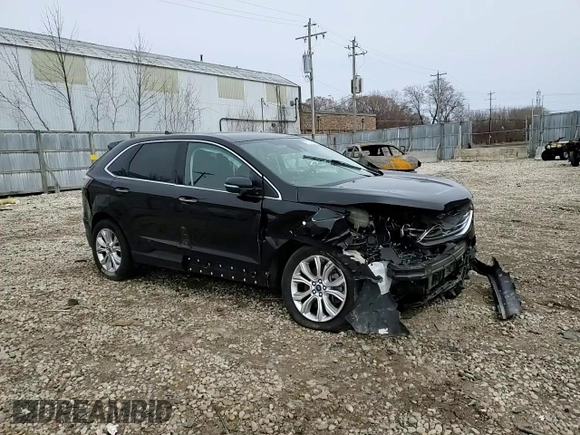2022 Ford Edge Titanium with VIN 2FMPK4K94NBA62742, listed as a Copart auction lot 51049505 with 0 mi miles and Non Repairable. Bid and sale history available at carsss.com. Image 11.