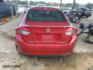 2017 Lexus RC with VIN JTHHA5BC4H5006885, listed as a Copart auction lot 49121085 with 114,238 mi miles and Salvage Title. Bid and sale history available at carsss.com. Image 6.