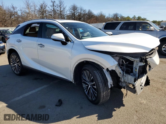 2023 Lexus RX with VIN 2T2BAMCA6PC018192, listed as a Copart auction lot 48638405 with 19,817 mi miles and Salvage Title. Bid and sale history available at carsss.com. Image 4.