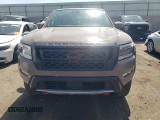 2023 Nissan Frontier SV with VIN 1N6ED1EK8PN664034, listed as a Copart auction lot 63547644 with 13,600 mi miles and Salvage Title. Bid and sale history available at carsss.com. Image 5.