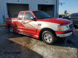 2002 Ford F-150 XL with VIN 2FTRX07W52CA52460, listed as a Copart auction lot 41694215 with 0 mi miles and Salvage Title. Bid and sale history available at carsss.com. Image 4.