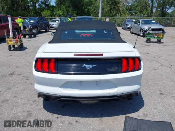 2018 Ford Mustang EcoBoost Premium with VIN 1FATP8UHXJ5138839, listed as a IAAI auction lot 42139484 with 83,449 mi miles and . Bid and sale history available at DreamBid. Image 16.