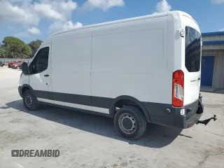 2017 Ford Transit with VIN 1FTYR2CM4HKB14814, listed as a Copart auction lot 45141525 with 143,621 mi miles and Salvage title. Bid and sale history available at DreamBid. Image 2.