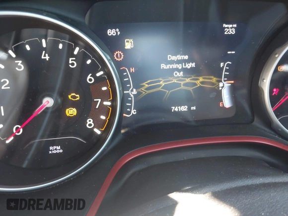 2020 Jeep Compass Trailhawk with VIN 3C4NJDDBXLT106663, listed as a IAAI auction lot 41791300 with 74,162 mi miles and . Bid and sale history available at carsss.com. Image 15.
