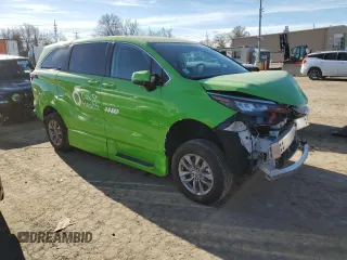 2024 Toyota Sienna LE with VIN 5TDKSKFC6RS127555, listed as a Copart auction lot 43054955 with 1,812 mi miles and Salvage Title. Bid and sale history available at carsss.com. Image 4.
