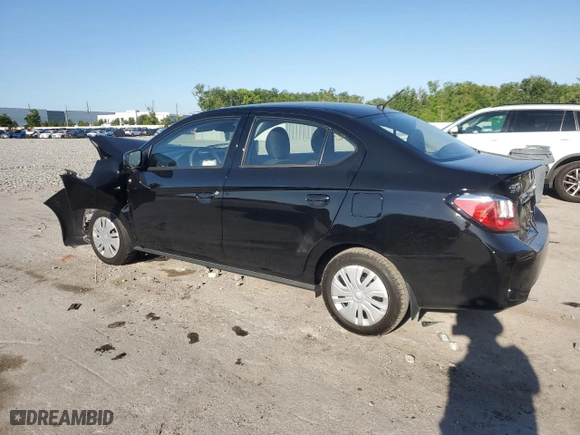 2024 Mitsubishi Mirage G4 ES with VIN ML32FUFJ1RHF16418, listed as a Copart auction lot 52240795 with 760 mi miles and Non Repairable. Bid and sale history available at carsss.com. Image 2.