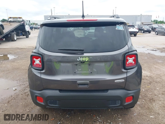 2018 Jeep Renegade Latitude with VIN ZACCJABB4JPH82491, listed as a IAAI auction lot 42070396 with 97,018 mi miles and . Bid and sale history available at DreamBid. Image 16.