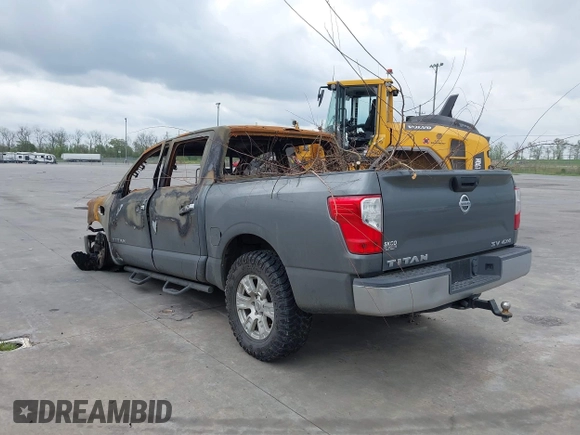 2017 Nissan Titan SV with VIN 1N6AA1EJ5HN539685, listed as a IAAI auction lot 41680846 with Not Provided miles and . Bid and sale history available at DreamBid. Image 3.