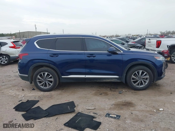 2020 Hyundai Santa Fe SEL with VIN 5NMS33AD8LH260329, listed as a IAAI auction lot 41748942 with 99,375 mi miles. Bid and sale history available at carsss.com. Image 13.