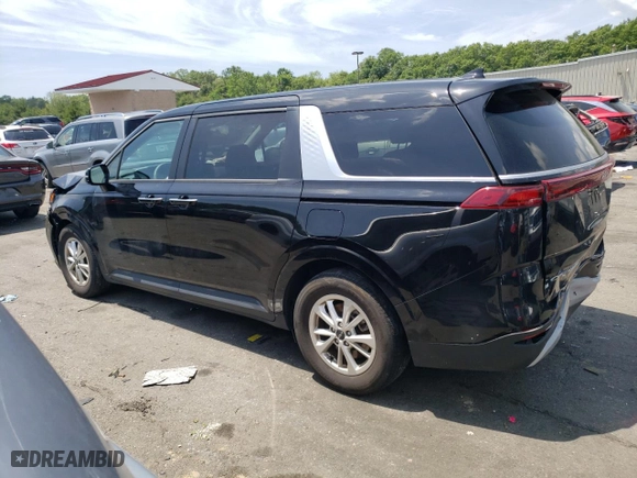 2022 Kia Carnival LXS with VIN KNDNB4H34N6161672, listed as a Copart auction lot 57750174 with 23,220 mi miles and Salvage Title. Bid and sale history available at carsss.com. Image 2.