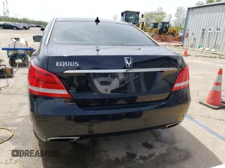 2014 Hyundai Equus Ultimate z VIN KMHGH4JH7EU082551, wystawiony jako Copart lot #51662824 z przebiegiem 129 260 mil mil oraz Szkody całkowita. Historia ofert i sprzedaży dostępna na DreamBid. Obrazek 6.