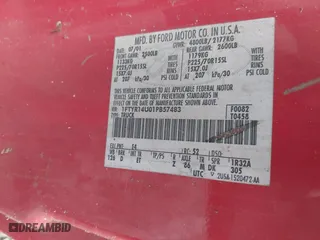 2001 Ford Ranger XL with VIN 1FTYR14U01PB57483, listed as a IAAI auction lot 41916839 with 159,164 mi miles. Bid and sale history available at carsss.com. Image 9.
