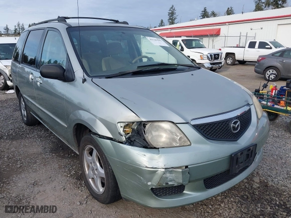 2003 Mazda MPV LX with VIN JM3LW28A730338415, listed as a IAAI auction lot 41741593 with 206,877 mi miles. Bid and sale history available at carsss.com. Image 6.